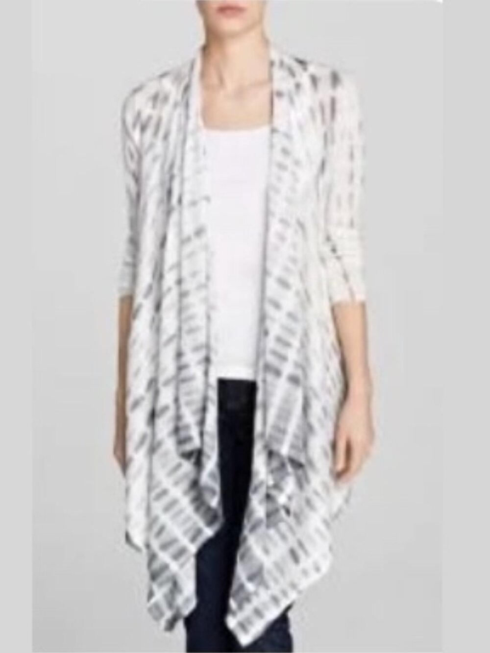 Eileen Fisher Alpaca and Silk Wrap Cardigan Size XL